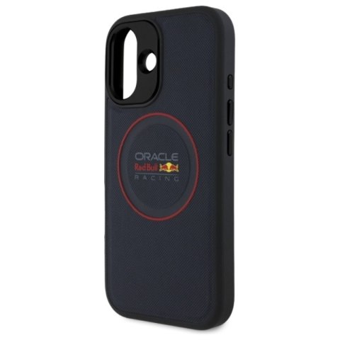 Red Bull Leather Red Ring MagSafe - Etui iPhone 16 Plus (granatowy)