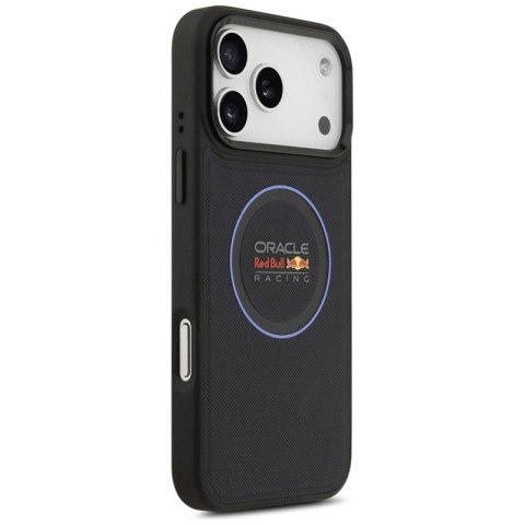 Red Bull Meshed Blue Ring & Metal Buttons MagSafe - Etui iPhone 17 Pro Max (granatowy)