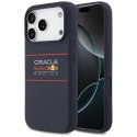 Red Bull Silicone Horizontal Centered Logo MagSafe - Etui iPhone 17 Pro (granatowy)