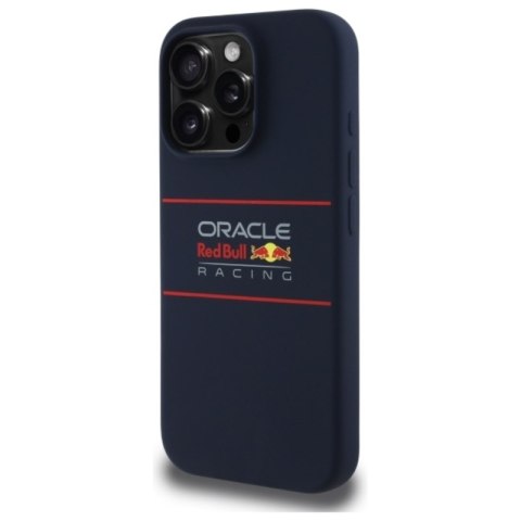 Red Bull Silicone Horizontal Logo MagSafe - Etui iPhone 16 Pro Max (granatowy)