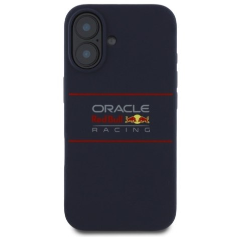 Red Bull Silicone Horizontal Logo MagSafe - Etui iPhone 16 (granatowy)