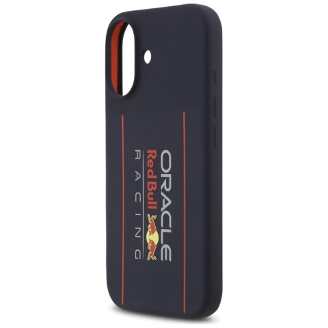 Red Bull Silicone Oversize Vertical Logo MagSafe - Etui iPhone 17 (granatowy)