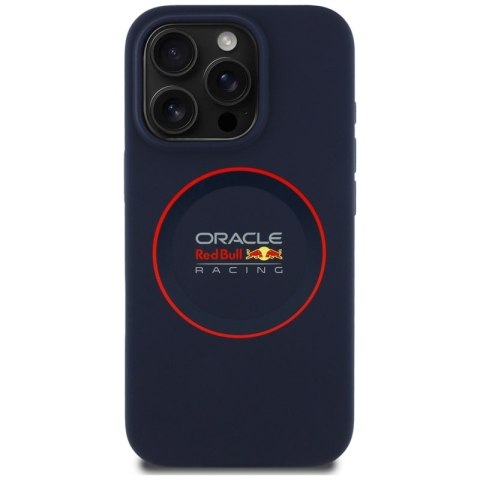 Red Bull Silicone Red Ring MagSafe - Etui iPhone 16 Pro Max (granatowy)