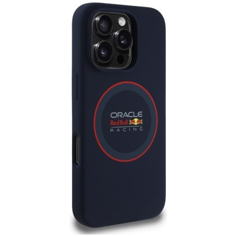 Red Bull Silicone Red Ring MagSafe - Etui iPhone 16 Pro Max (granatowy)