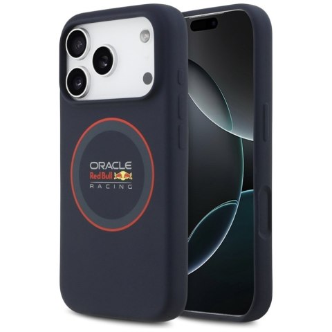 Red Bull Silicone Red Ring MagSafe - Etui iPhone 17 Pro (granatowy)