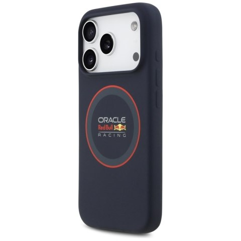 Red Bull Silicone Red Ring MagSafe - Etui iPhone 17 Pro (granatowy)