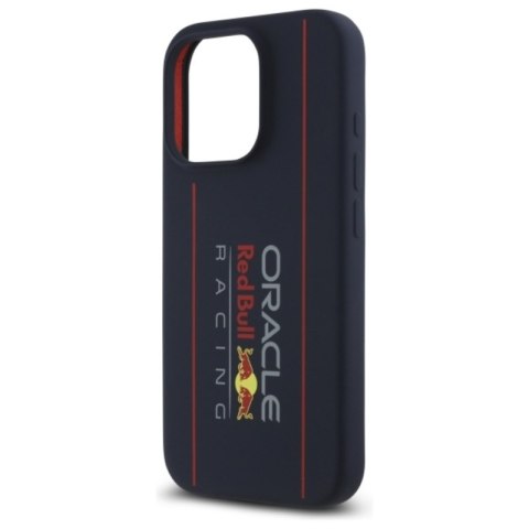 Red Bull Silicone Vertical Logo MagSafe - Etui iPhone 16 Pro Max (granatowy)