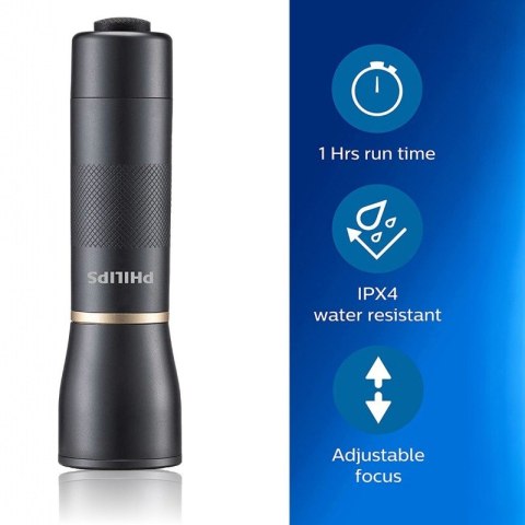Philips - Latarka aluminiowa LED 400 lumenów wodoodporna IPX4