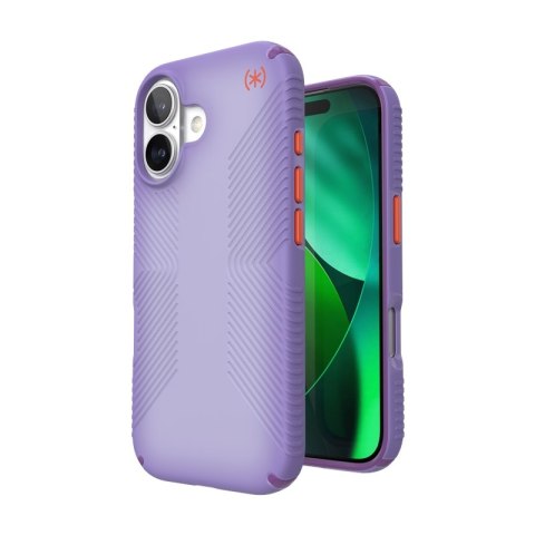 Speck Presidio Lux Grip MagSafe - Etui iPhone 17 (Purple Fade/Magic Purple/New Poppy)