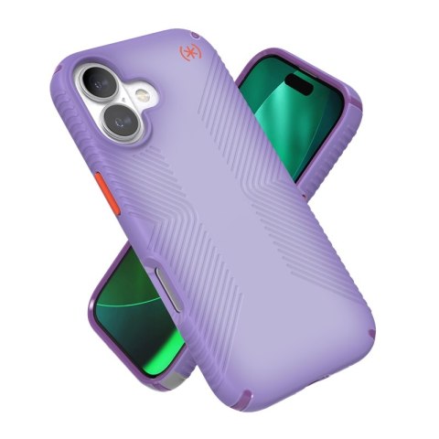 Speck Presidio Lux Grip MagSafe - Etui iPhone 17 (Purple Fade/Magic Purple/New Poppy)