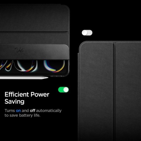 Spigen Liquid Air Folio - Etui do iPad Pro 11" (M5, 2025 / M4, 2024) (Black)