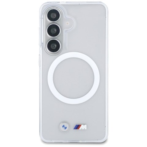 BMW IML Shockproof Metal Logo MagSafe - Etui Samsung Galaxy S26 (przezroczysty)