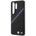 BMW Tricolor Metal Logo MagSafe - Etui Samsung Galaxy S26 Ultra (czarny)