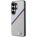 BMW Tricolor Metal Logo MagSafe - Etui Samsung Galaxy S26 Ultra (szary)