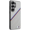 BMW Tricolor Metal Logo MagSafe - Etui Samsung Galaxy S26 Ultra (szary)