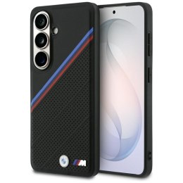 BMW Tricolor Metal Logo MagSafe - Etui Samsung Galaxy S26 (czarny)