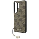 Guess 4G Classic Logo Charm MagSafe - Etui Samsung Galaxy S26 Ultra (brązowy)