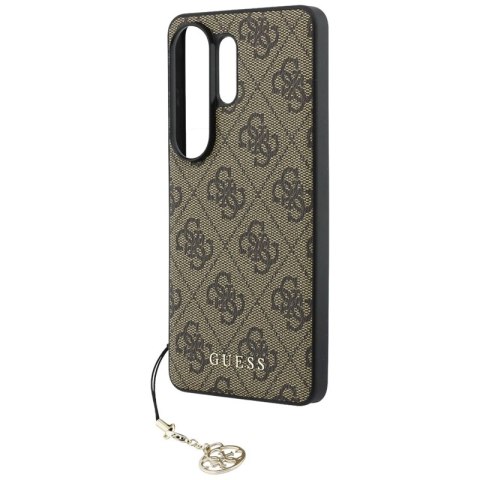 Guess 4G Classic Logo Charm MagSafe - Etui Samsung Galaxy S26 Ultra (brązowy)