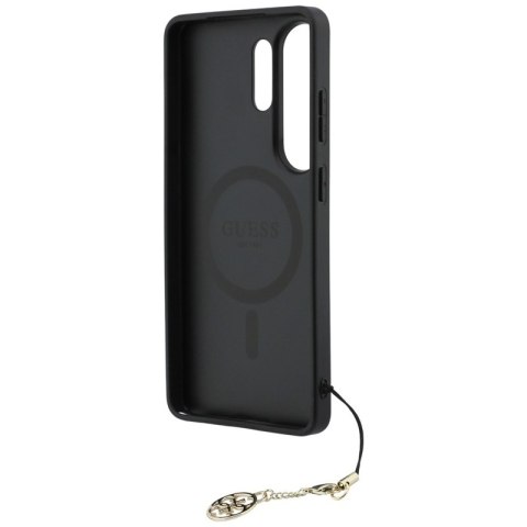 Guess 4G Classic Logo Charm MagSafe - Etui Samsung Galaxy S26 Ultra (czarny)