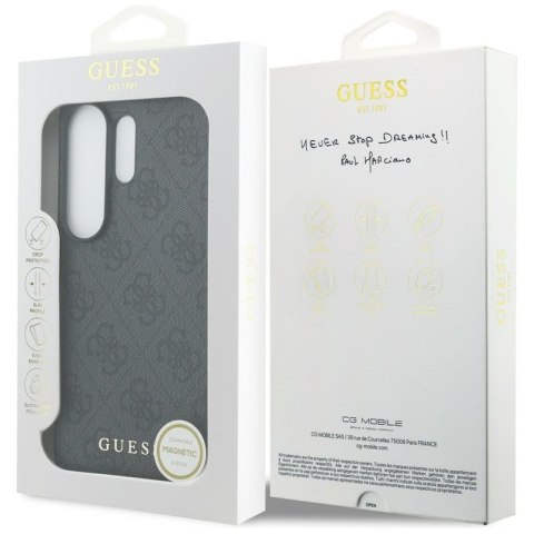 Guess 4G Classic Logo Charm MagSafe - Etui Samsung Galaxy S26 Ultra (czarny)