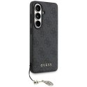 Guess 4G Classic Logo Charm MagSafe - Etui Samsung Galaxy S26 (czarny)