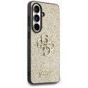 Guess Fixed Glitter Big 4G Metal Logo - Etui Samsung Galaxy S26 (złoty)