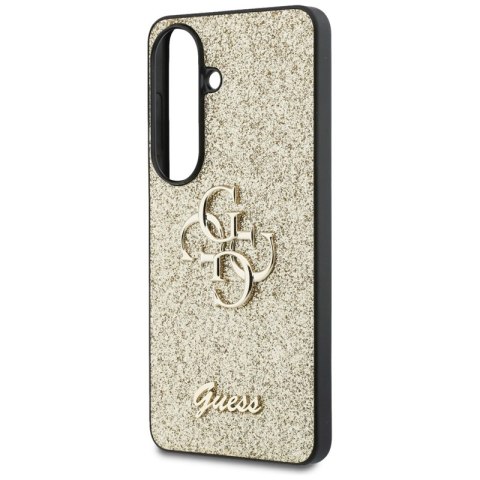 Guess Fixed Glitter Big 4G Metal Logo - Etui Samsung Galaxy S26 (złoty)