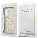 Guess Fixed Glitter Big 4G Metal Logo - Etui Samsung Galaxy S26 (złoty)