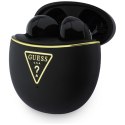 Guess Gold Line Triangle - Słuchawki Bluetooth TWS + etui ładujące (czarny)