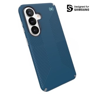 Speck Presidio2 Grip Magnet - Etui Samsung Galaxy S26 MagSafe (Deep Sea/Silver Metallic/Spell Blue)