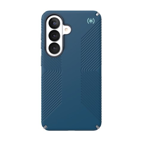 Speck Presidio2 Grip Magnet - Etui Samsung Galaxy S26 MagSafe (Deep Sea/Silver Metallic/Spell Blue)