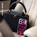Crong Deluxe MAG Cover - Etui iPhone 17 MagSafe (Pink Tortoise)