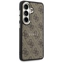 Guess 4G Embossed Ring MagSafe - Etui Samsung Galaxy S26 (brązowy)