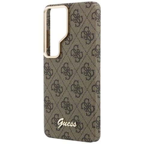 Guess 4G Script MagSafe - Etui Samsung Galaxy S26 Ultra (brązowy)