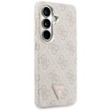 Guess 4G Triangle Logo MagSafe - Etui Samsung Galaxy S26 (różowy)