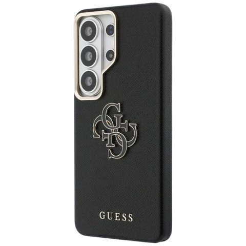 Guess Grained Big 4G Metal Logo - Etui Samsung Galaxy S26 Ultra (czarny)