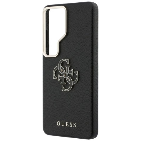 Guess Grained Big 4G Metal Logo - Etui Samsung Galaxy S26 Ultra (czarny)