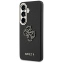 Guess Grained Big 4G Metal Logo - Etui Samsung Galaxy S26 (czarny)