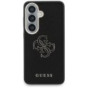 Guess Grained Big 4G Metal Logo - Etui Samsung Galaxy S26 (czarny)