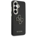 Guess Grained Big 4G Metal Logo - Etui Samsung Galaxy S26 (czarny)
