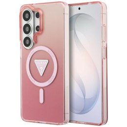 Guess IML Gradient Triangle MagSafe - Etui Samsung Galaxy S26 Ultra (różowy)
