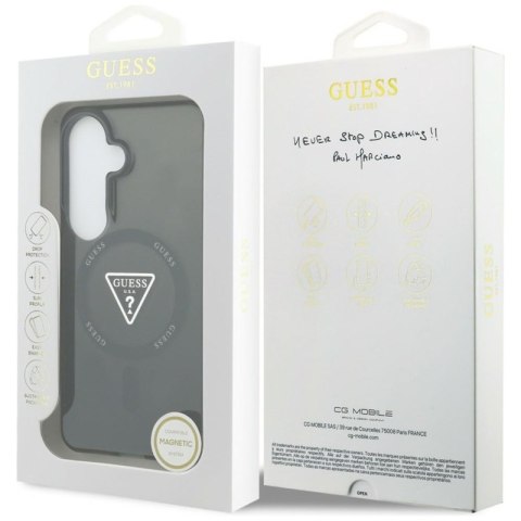 Guess IML Gradient Triangle MagSafe - Etui Samsung Galaxy S26 (czarny)