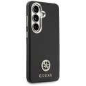 Guess Rhinestone Round Logo MagSafe - Etui Samsung Galaxy S26 (czarny)