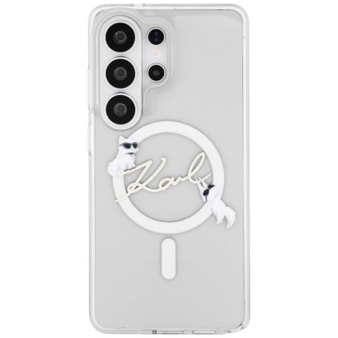 Karl Lagerfeld IML KC Script MagSafe - Etui Samsung Galaxy S26 Ultra (przezroczysty)