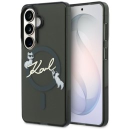 Karl Lagerfeld IML KC Script MagSafe - Etui Samsung Galaxy S26+ (czarny)