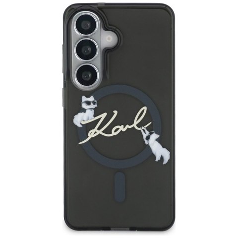 Karl Lagerfeld IML KC Script MagSafe - Etui Samsung Galaxy S26+ (czarny)