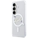 Karl Lagerfeld IML KC Script MagSafe - Etui Samsung Galaxy S26 (przezroczysty)