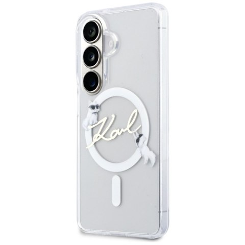 Karl Lagerfeld IML KC Script MagSafe - Etui Samsung Galaxy S26 (przezroczysty)