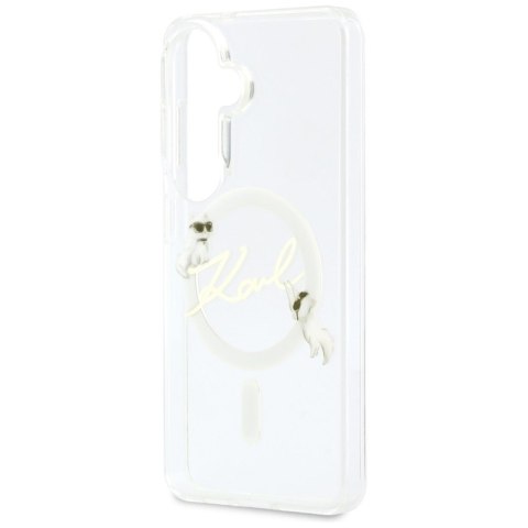 Karl Lagerfeld IML KC Script MagSafe - Etui Samsung Galaxy S26+ (przezroczysty)