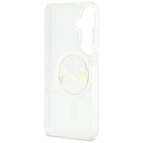 Karl Lagerfeld IML KC Script MagSafe - Etui Samsung Galaxy S26+ (przezroczysty)